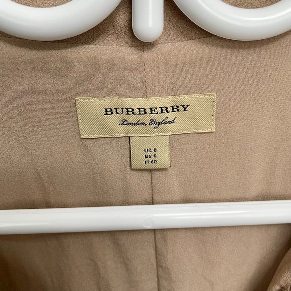 Burberry - Dress - silk -Size UK8/US6 - Brown sugar - GUC - Picture 3 of 7